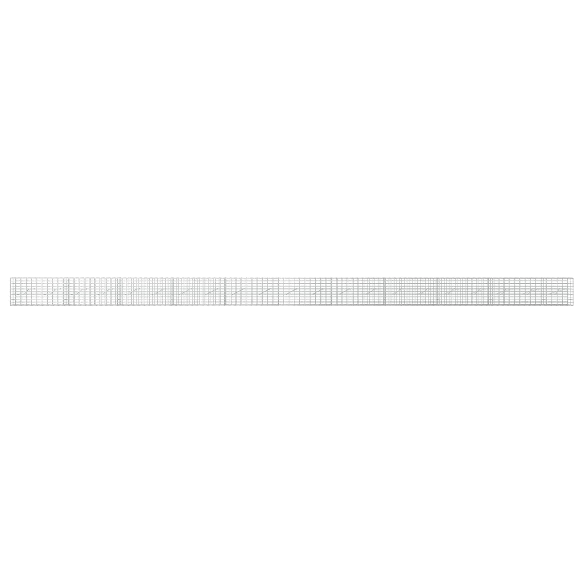 Γκαμπιόν με σύρμα 3,5 mm και πλέγμα 5x10 cm 1050x10x50 εκ - Pakobazaar