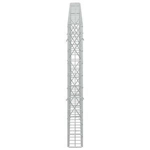 Γκαμπιόν με σύρμα 3,5 mm και πλέγμα 5x10 cm 250x10x100 εκ - Pakobazaar