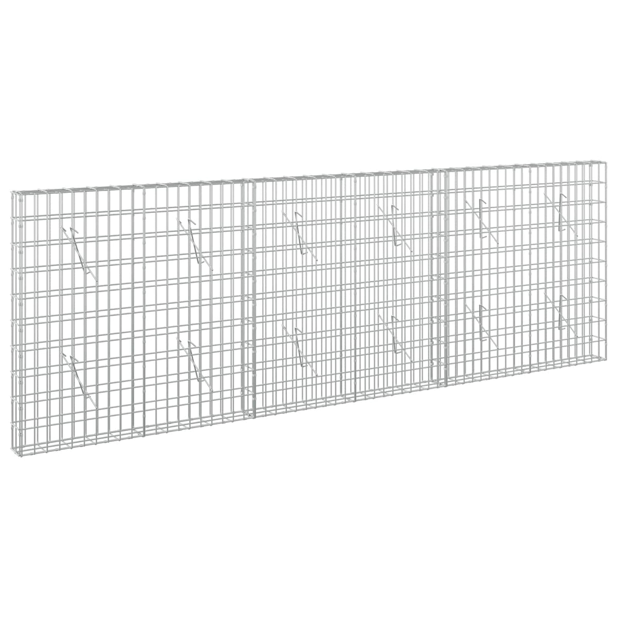 Γκαμπιόν με σύρμα 3,5 mm και πλέγμα 5x10 cm 300x10x100 εκ - Pakobazaar