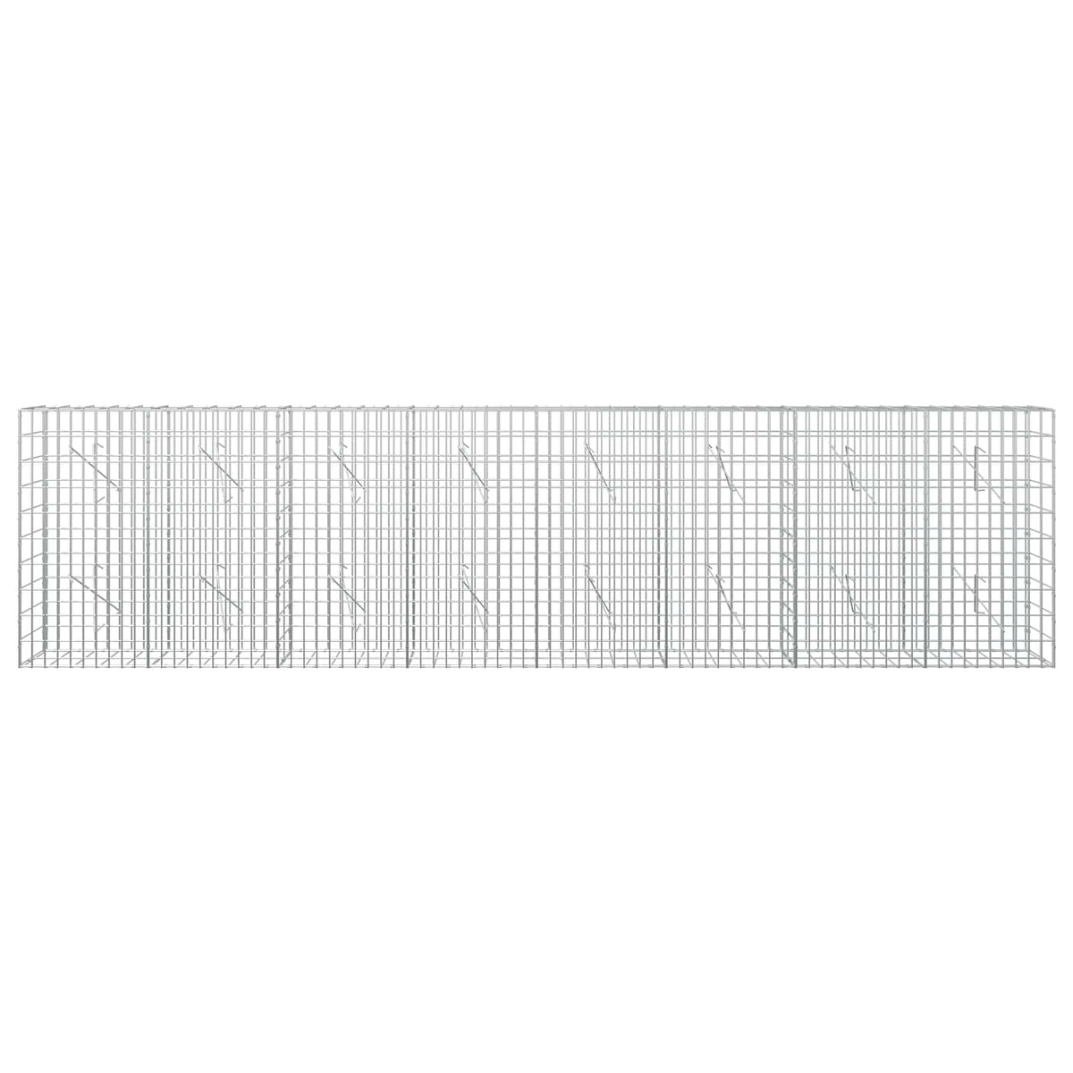Γκαμπιόν με σύρμα 3,5 mm και πλέγμα 5x10 cm 400x10x100 εκ