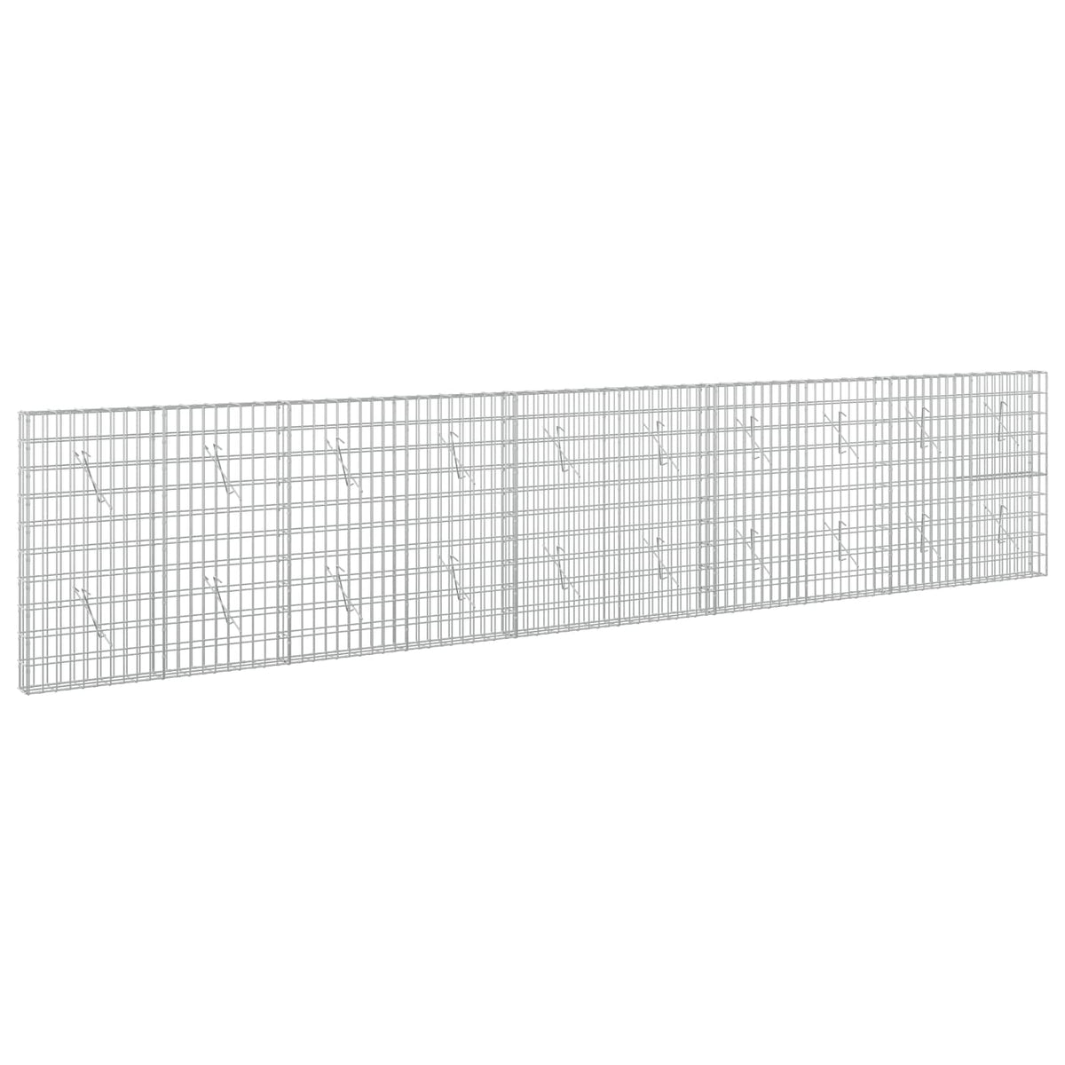 Γκαμπιόν με σύρμα 3,5 mm και πλέγμα 5x10 cm 500x10x100 εκ - Pakobazaar