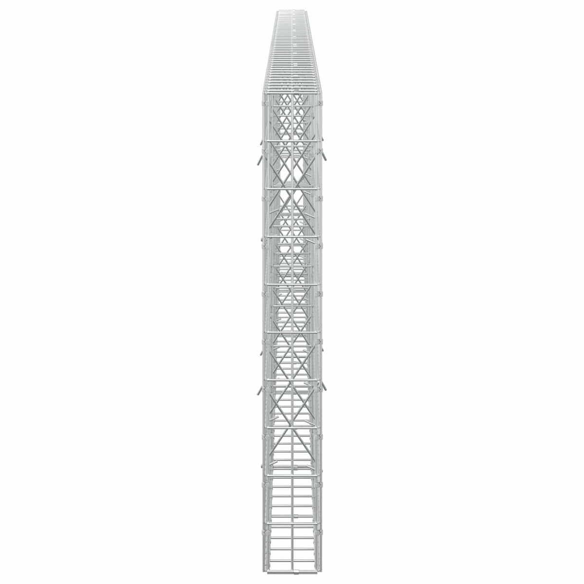 Γκαμπιόν με σύρμα 3,5 mm και πλέγμα 5x10 cm 500x10x100 εκ - Pakobazaar