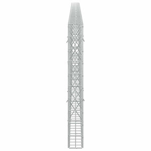 Γκαμπιόν με σύρμα 3,5 mm και πλέγμα 5x10 cm 500x10x100 εκ - Pakobazaar