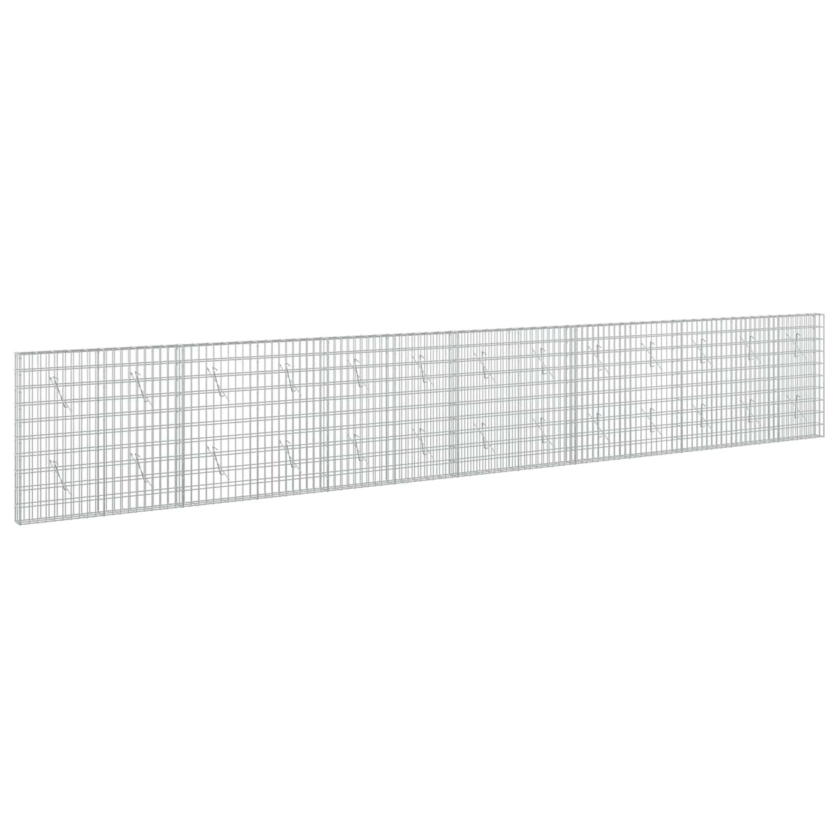 Γκαμπιόν με σύρμα 3,5 mm και πλέγμα 5x10 cm 650x10x100 εκ - Pakobazaar