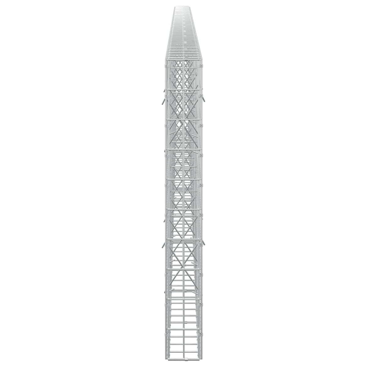 Γκαμπιόν με σύρμα 3,5 mm και πλέγμα 5x10 cm 650x10x100 εκ - Pakobazaar