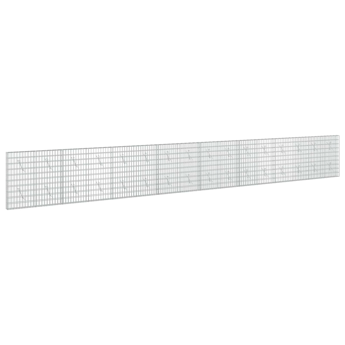 Γκαμπιόν με σύρμα 3,5 mm και πλέγμα 5x10 cm 800x10x100 εκ - Pakobazaar