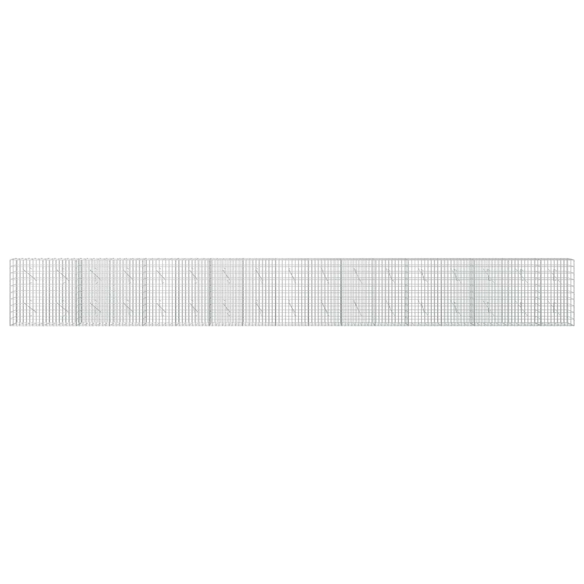 Γκαμπιόν με σύρμα 3,5 mm και πλέγμα 5x10 cm 850x10x100 εκ