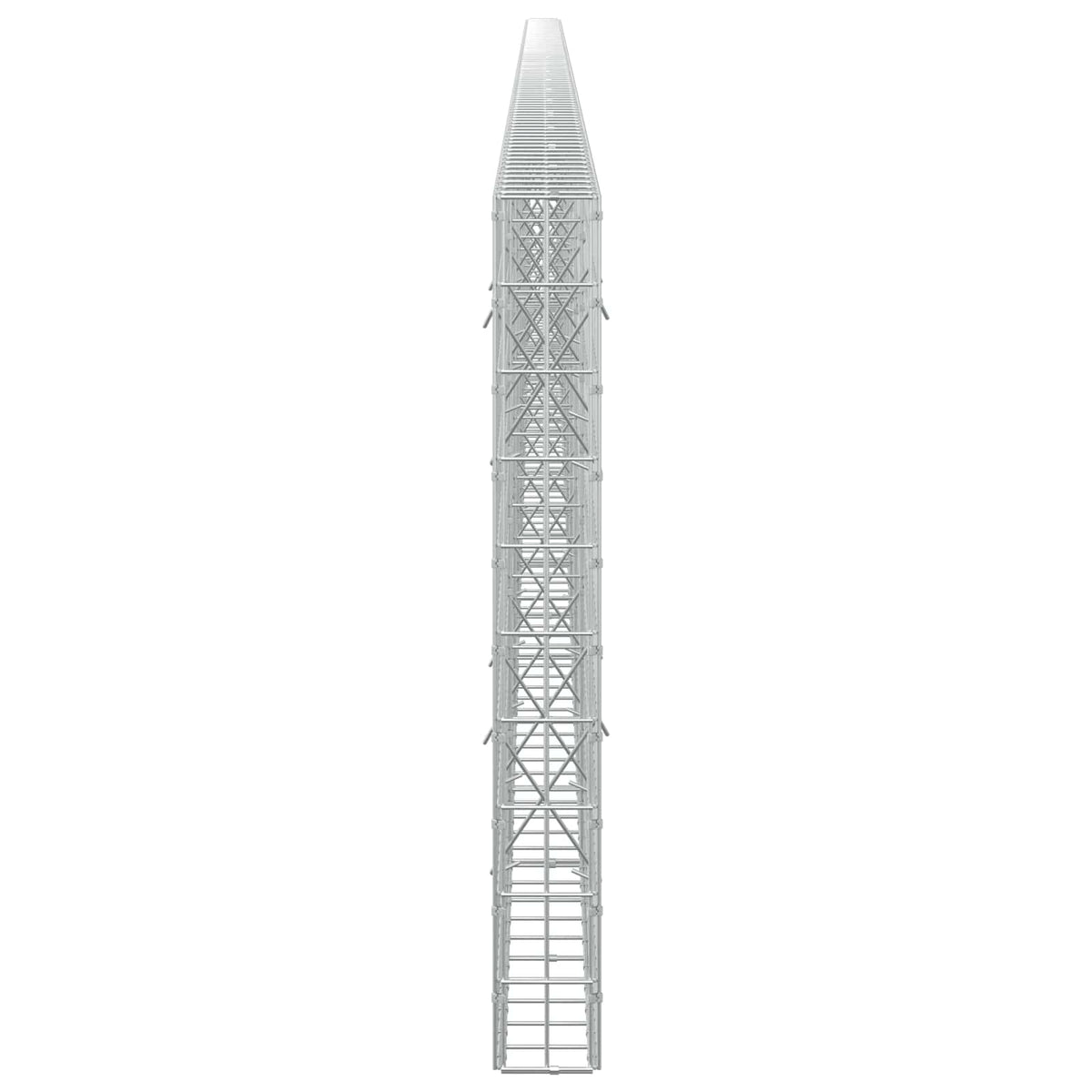 Γκαμπιόν με σύρμα 3,5 mm και πλέγμα 5x10 cm 950x10x100 εκ. - Pakobazaar