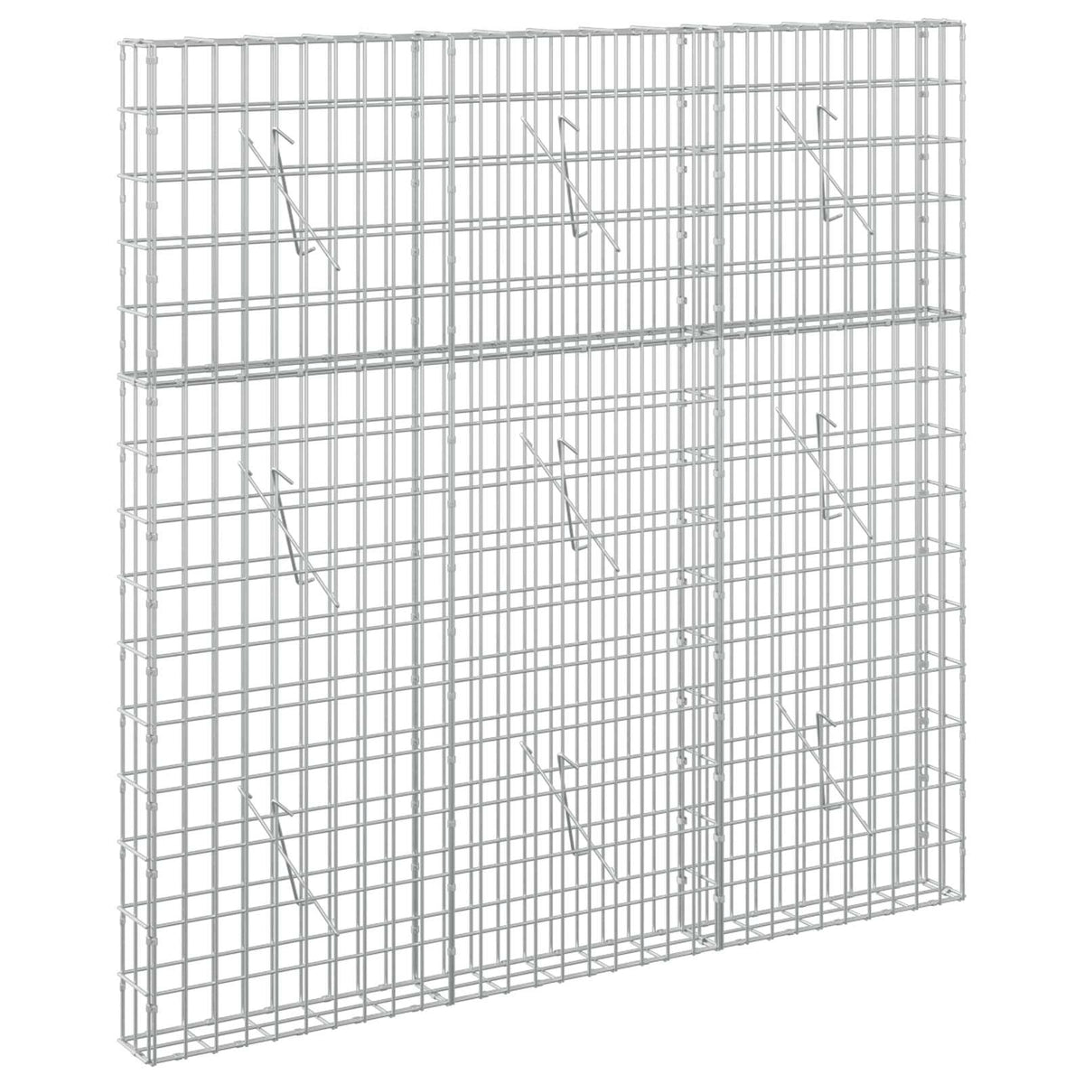 Γκαμπιόν με σύρμα 3,5 mm και πλέγμα 5x10 cm 150x10x150 εκ - Pakobazaar