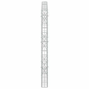 Γκαμπιόν με σύρμα 3,5 mm και πλέγμα 5x10 cm 150x10x150 εκ - Pakobazaar
