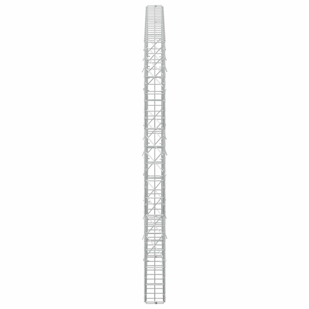 Γκαμπιόν με σύρμα 3,5 mm και πλέγμα 5x10 cm 200x10x150 εκ - Pakobazaar