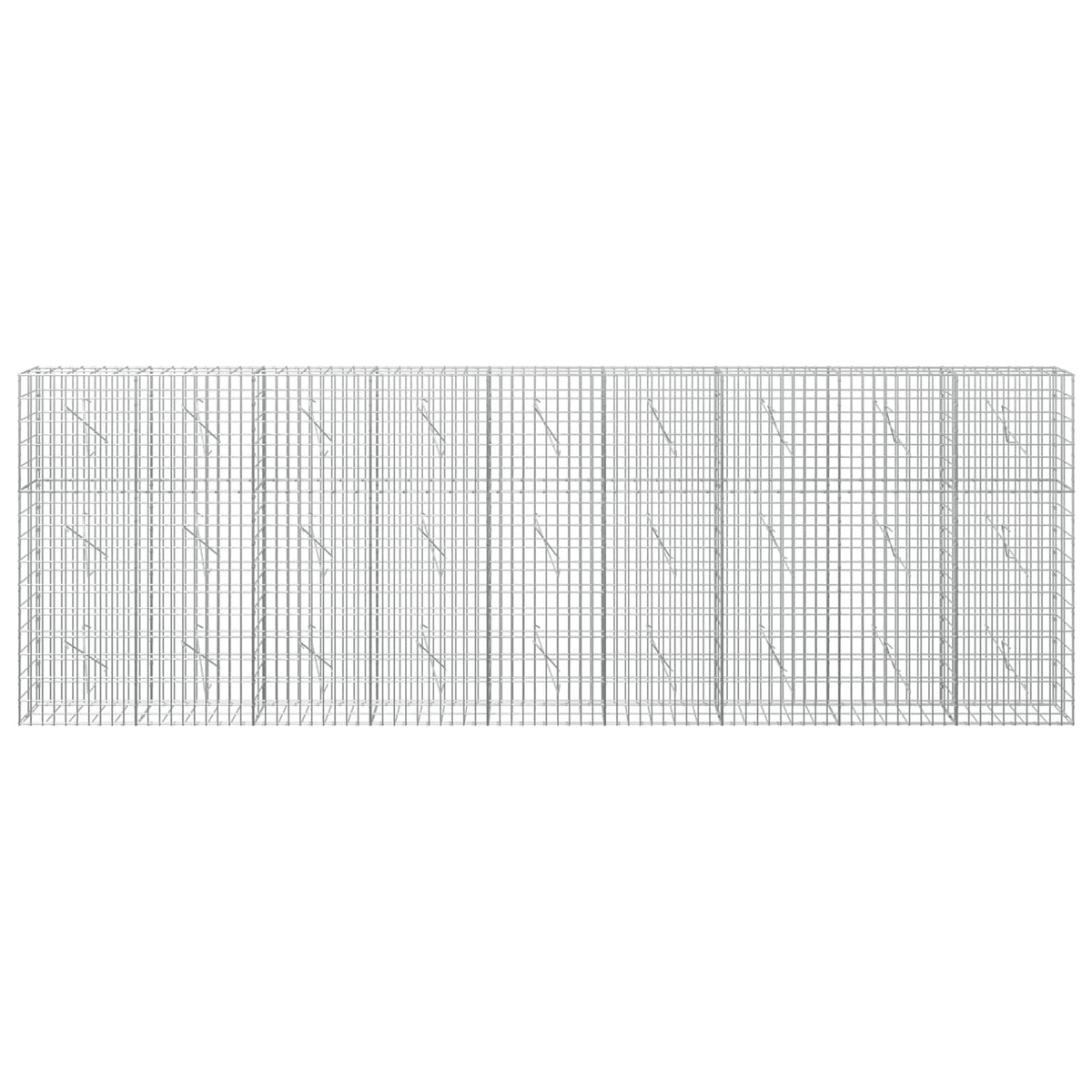Γκαμπιόν με σύρμα 3,5 mm και πλέγμα 5x10 cm 450x10x150 εκ