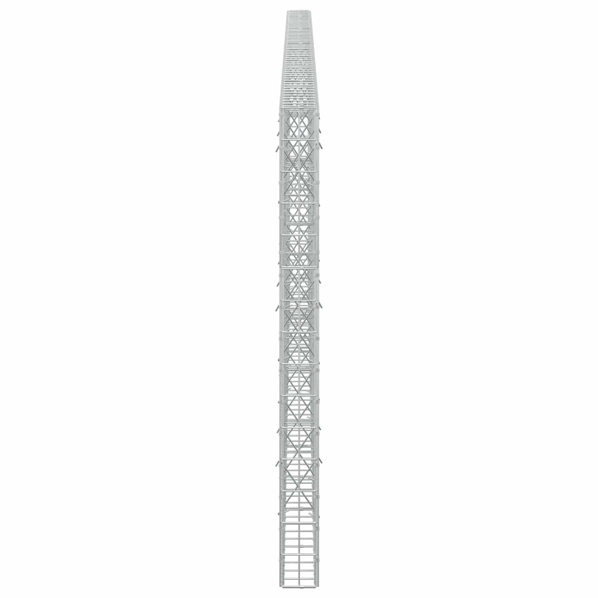 Γκαμπιόν με σύρμα 3,5 mm και πλέγμα 5x10 cm 550x10x150 εκ - Pakobazaar