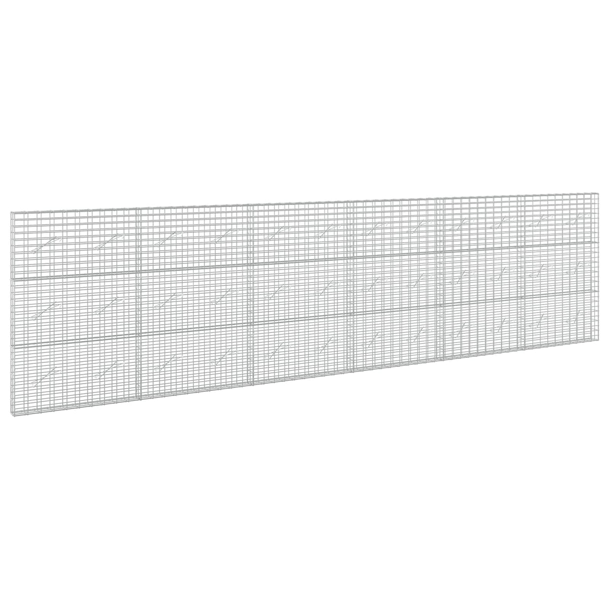 Γκαμπιόν με σύρμα 3,5 mm και πλέγμα 5x10 cm 600x10x150 εκ - Pakobazaar