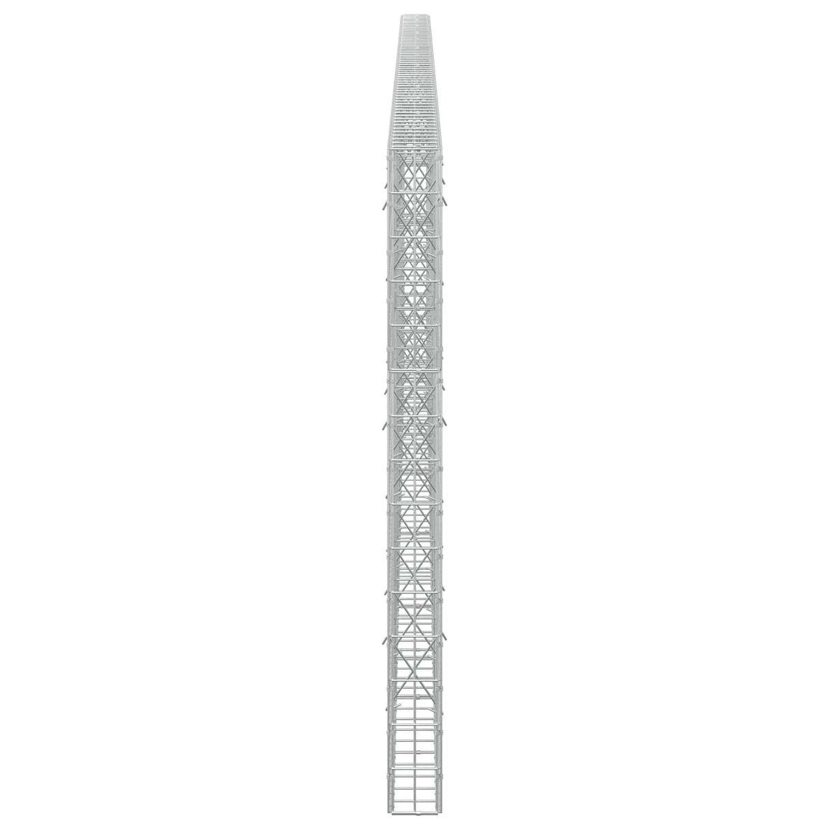 Γκαμπιόν με σύρμα 3,5 mm και πλέγμα 5x10 cm 650x10x150 εκ - Pakobazaar