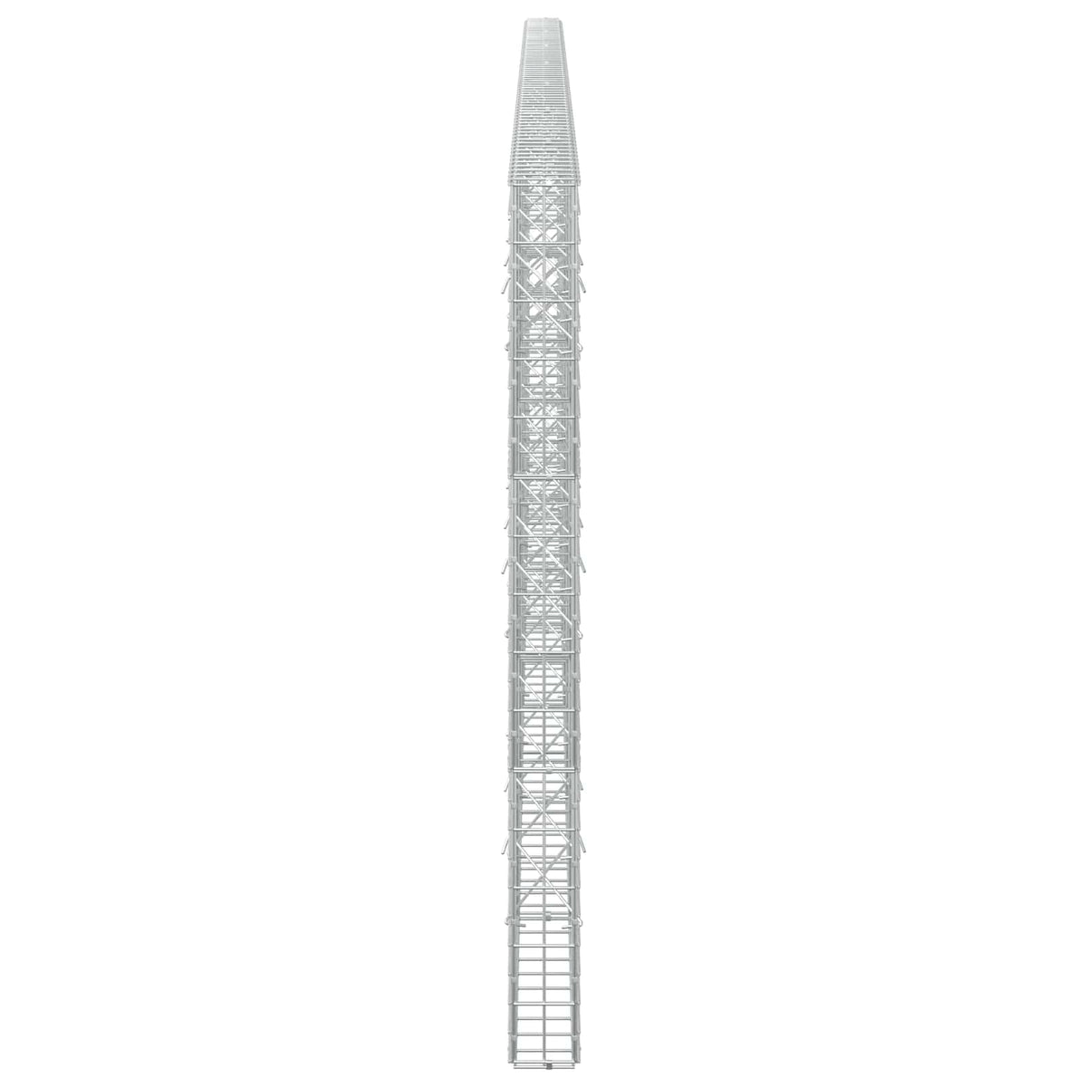Γκαμπιόν με σύρμα 3,5 mm και πλέγμα 5x10 cm 700x10x150 εκ. - Pakobazaar