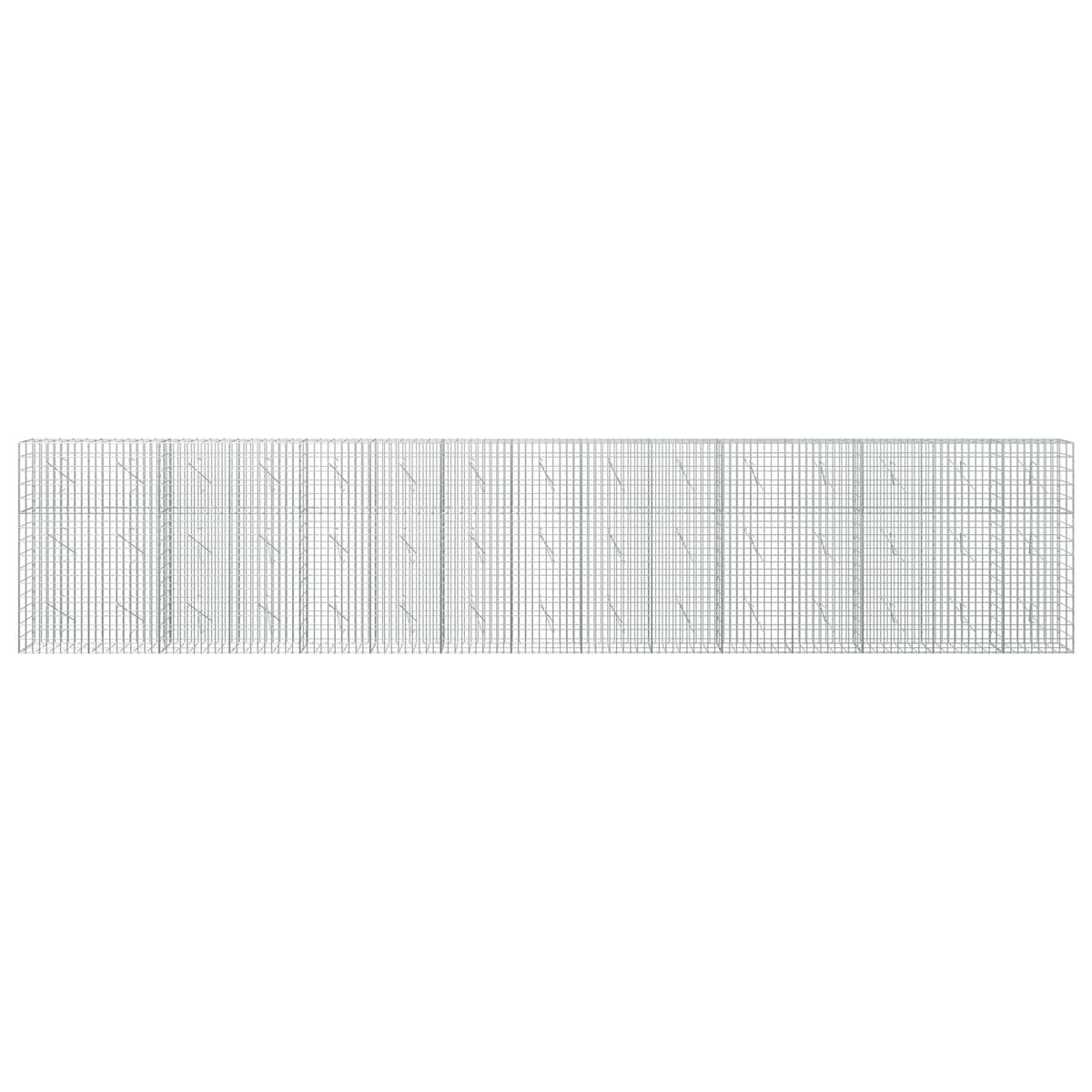 Γκαμπιόν με σύρμα 3,5 mm και πλέγμα 5x10 cm 750x10x150 εκ