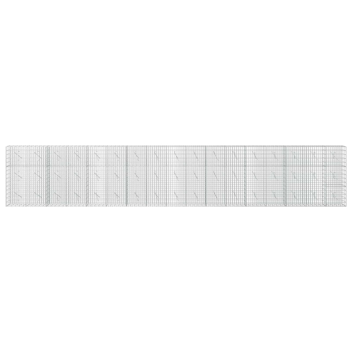 Γκαμπιόν με σύρμα 3,5 mm και πλέγμα 5x10 cm 850x10x150 εκ