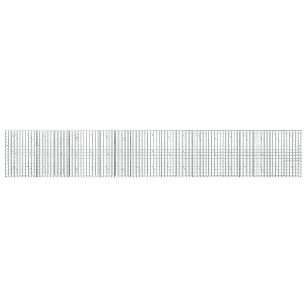 Γκαμπιόν με σύρμα 3,5 mm και πλέγμα 5x10 cm 950x10x150 εκ