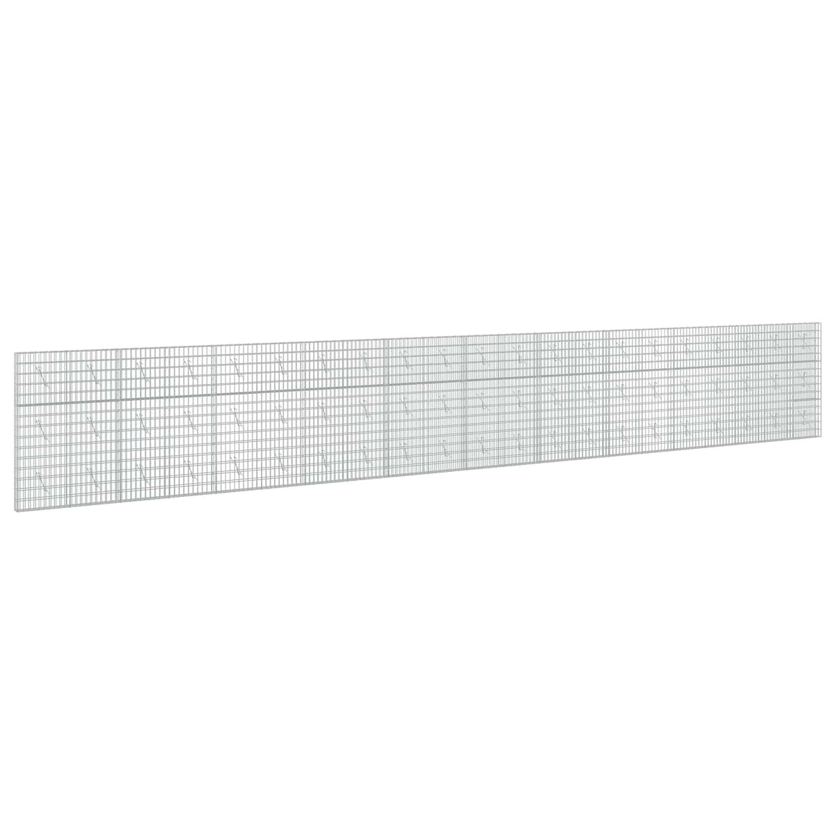 Γκαμπιόν με σύρμα 3,5 mm και πλέγμα 5x10 cm 1050x10x150 εκ - Pakobazaar