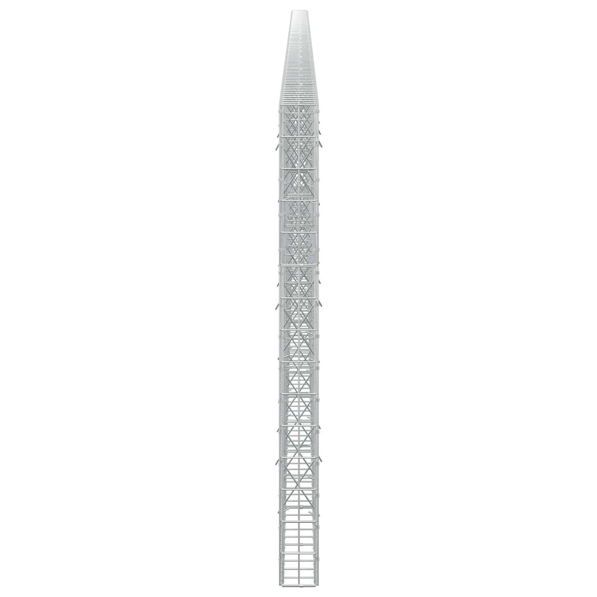 Γκαμπιόν με σύρμα 3,5 mm και πλέγμα 5x10 cm 1050x10x150 εκ - Pakobazaar