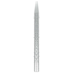 Γκαμπιόν με σύρμα 3,5 mm και πλέγμα 5x10 cm 1050x10x150 εκ - Pakobazaar
