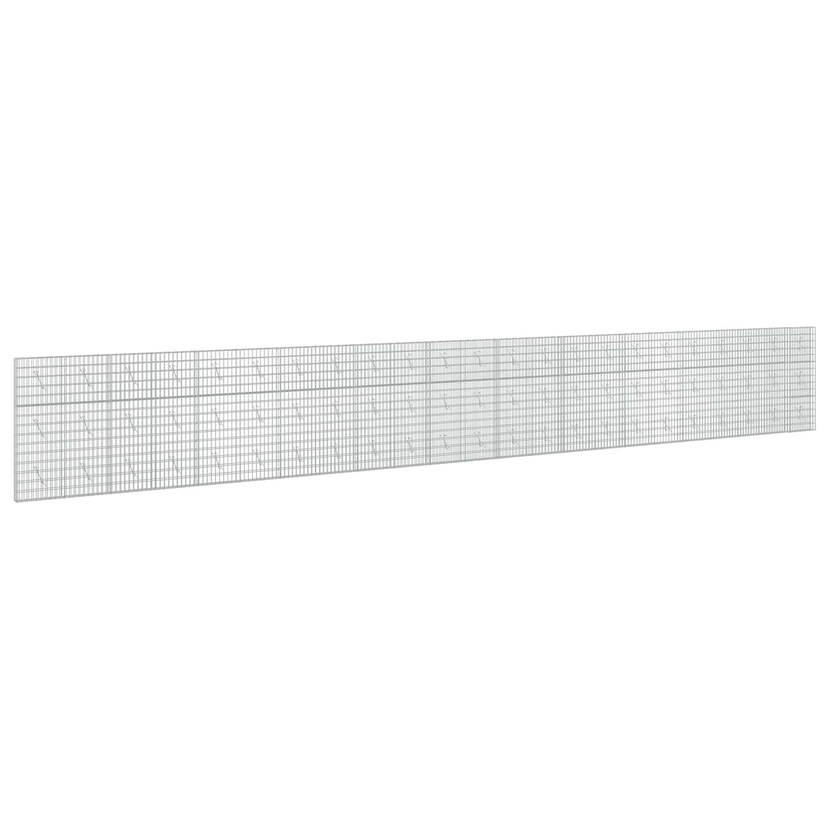 Γκαμπιόν με σύρμα 3,5 mm και πλέγμα 5x10 cm 1150x10x150 εκ - Pakobazaar