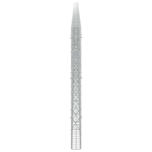 Γκαμπιόν με σύρμα 3,5 mm και πλέγμα 5x10 cm 1150x10x150 εκ - Pakobazaar