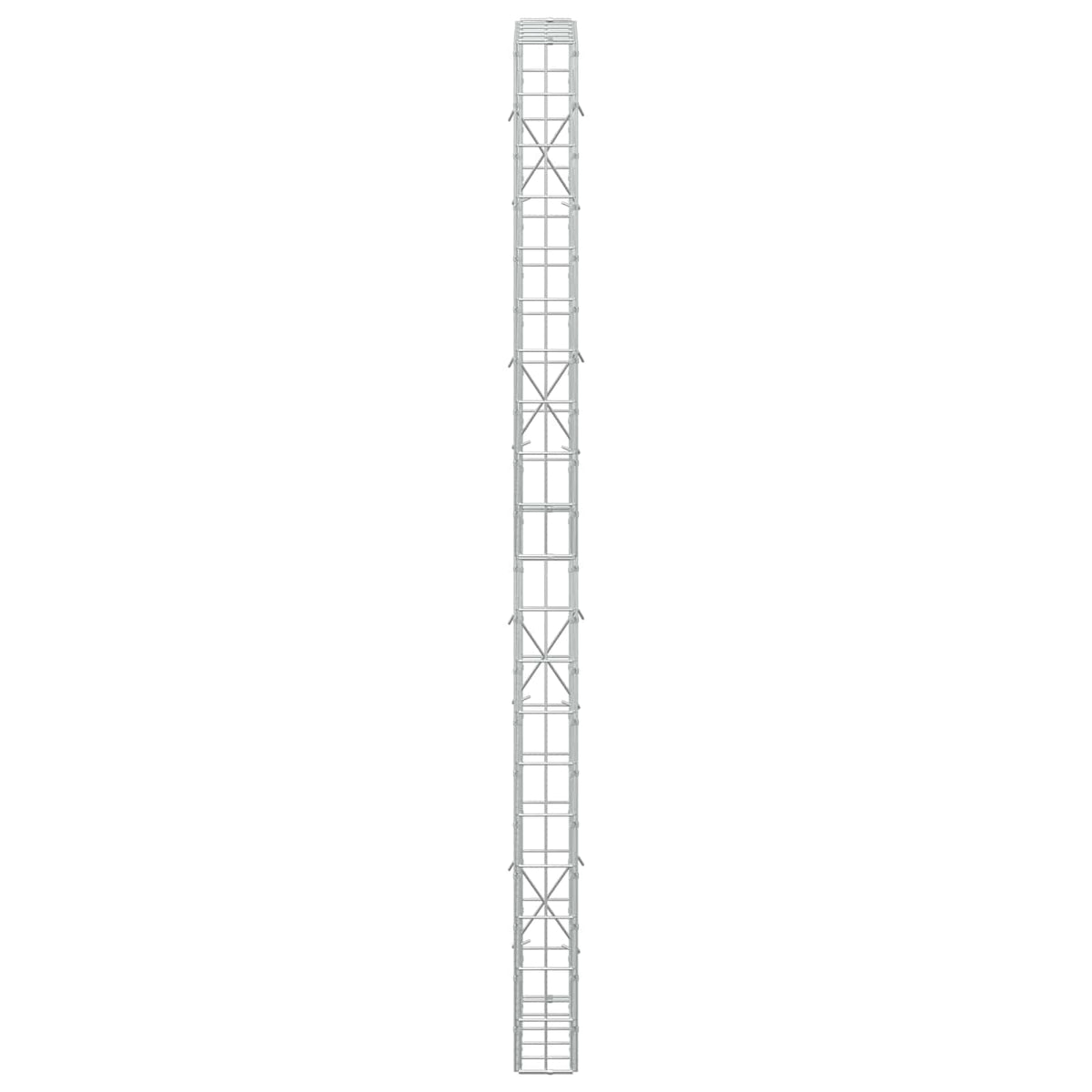 Γκαμπιόν με σύρμα 3,5 mm και πλέγμα 5x10 cm 50x10x200 εκ - Pakobazaar