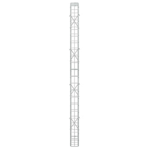 Γκαμπιόν με σύρμα 3,5 mm και πλέγμα 5x10 cm 50x10x200 εκ - Pakobazaar