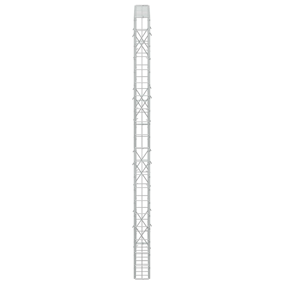 Γκαμπιόν με σύρμα 3,5 mm και πλέγμα 5x10 cm 100x10x200 εκ - Pakobazaar