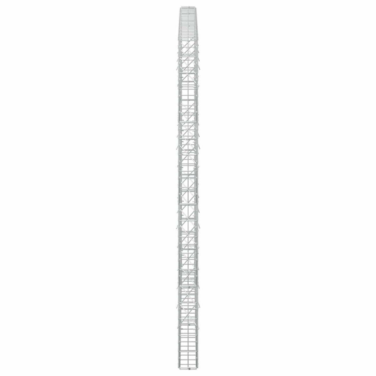 Γκαμπιόν με σύρμα 3,5 mm και πλέγμα 5x10 cm 250x10x200 εκ. - Pakobazaar