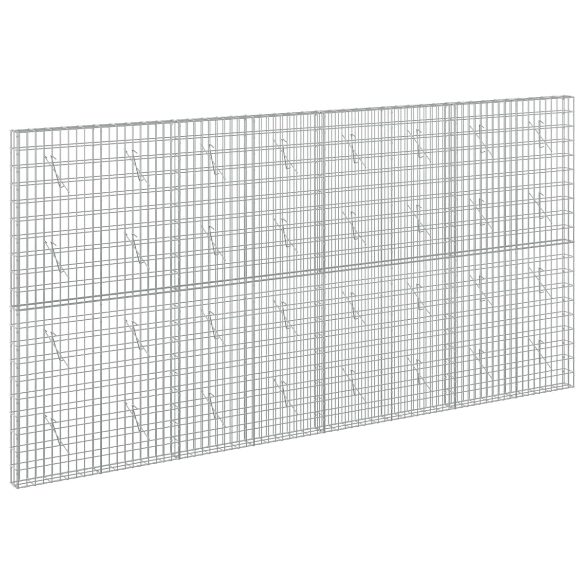 Γκαμπιόν με σύρμα 3,5 mm και πλέγμα 5x10 cm 400x10x200 εκ - Pakobazaar