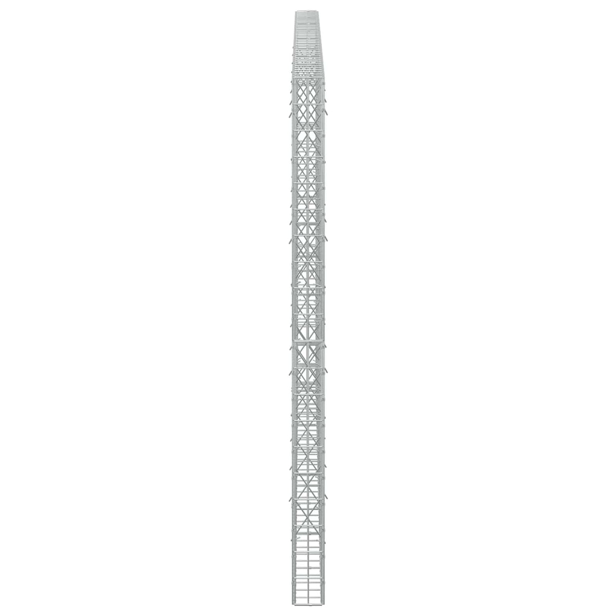 Γκαμπιόν με σύρμα 3,5 mm και πλέγμα 5x10 cm 400x10x200 εκ - Pakobazaar