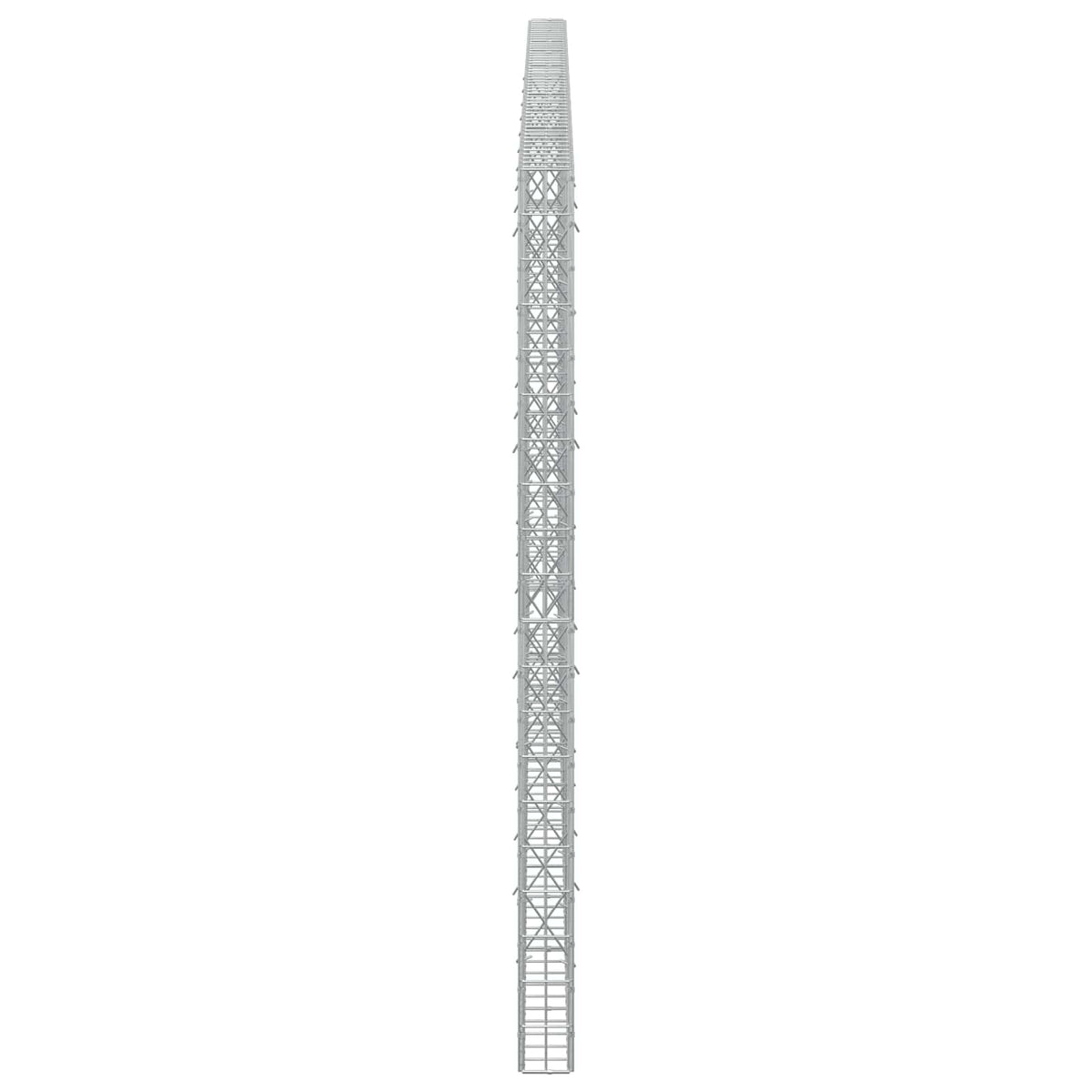 Γκαμπιόν με σύρμα 3,5 mm και πλέγμα 5x10 cm 500x10x200 εκ - Pakobazaar
