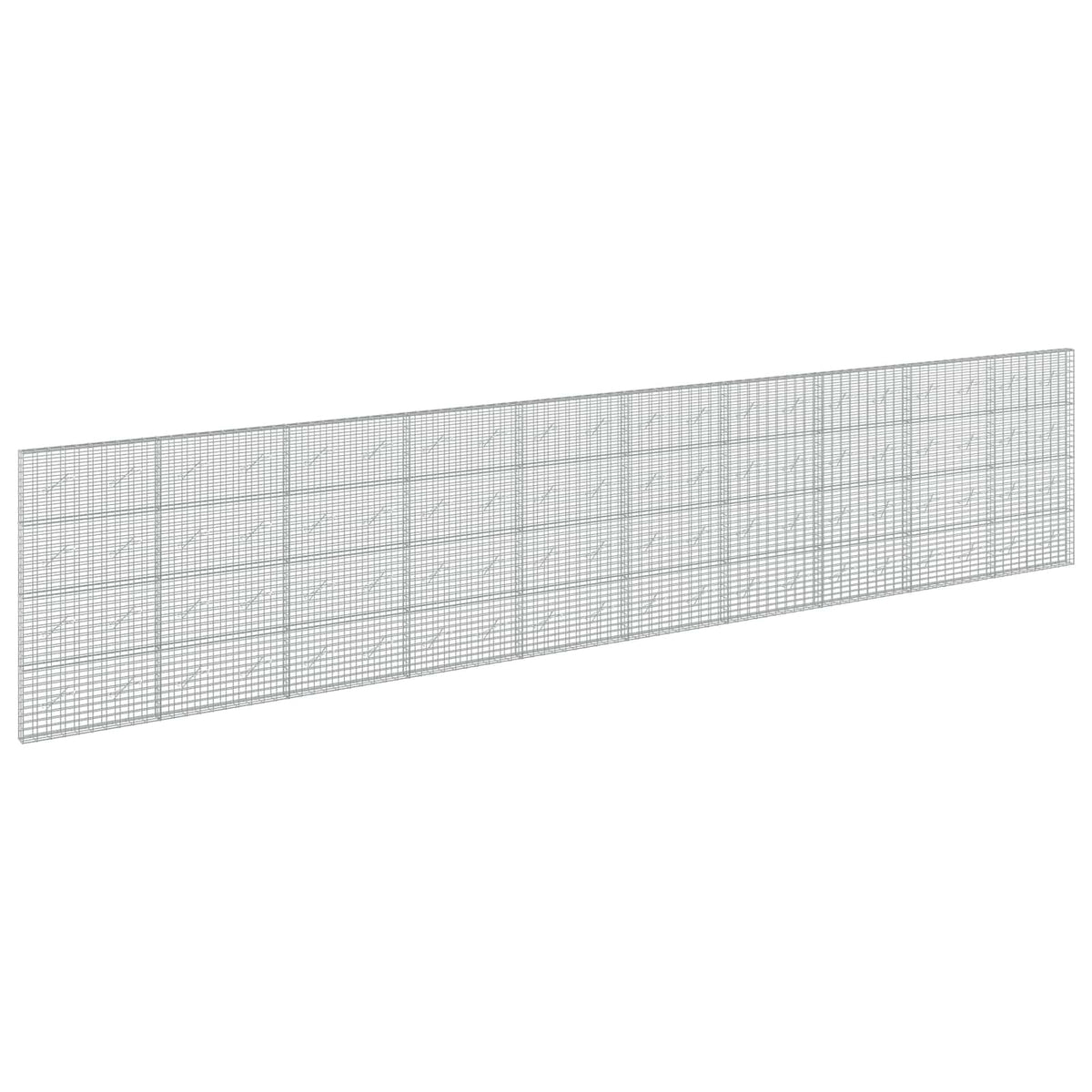 Γκαμπιόν με σύρμα 3,5 mm και πλέγμα 5x10 cm 1000x10x200 εκ - Pakobazaar