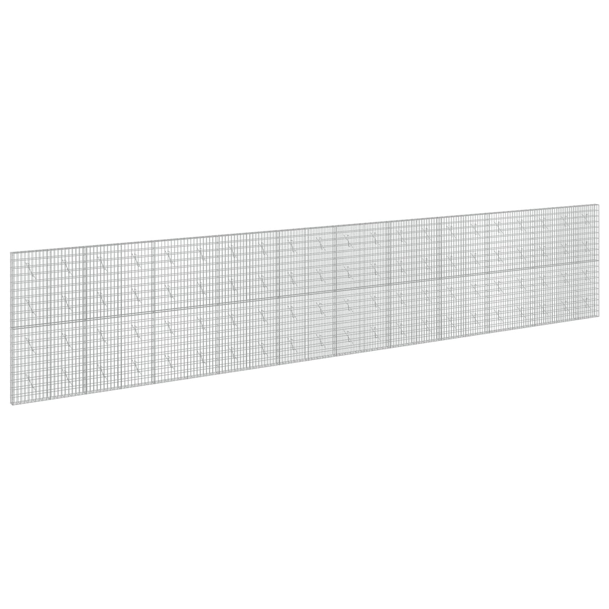 Γκαμπιόν με σύρμα 3,5 mm και πλέγμα 5x10 cm 1050x10x200 εκ - Pakobazaar