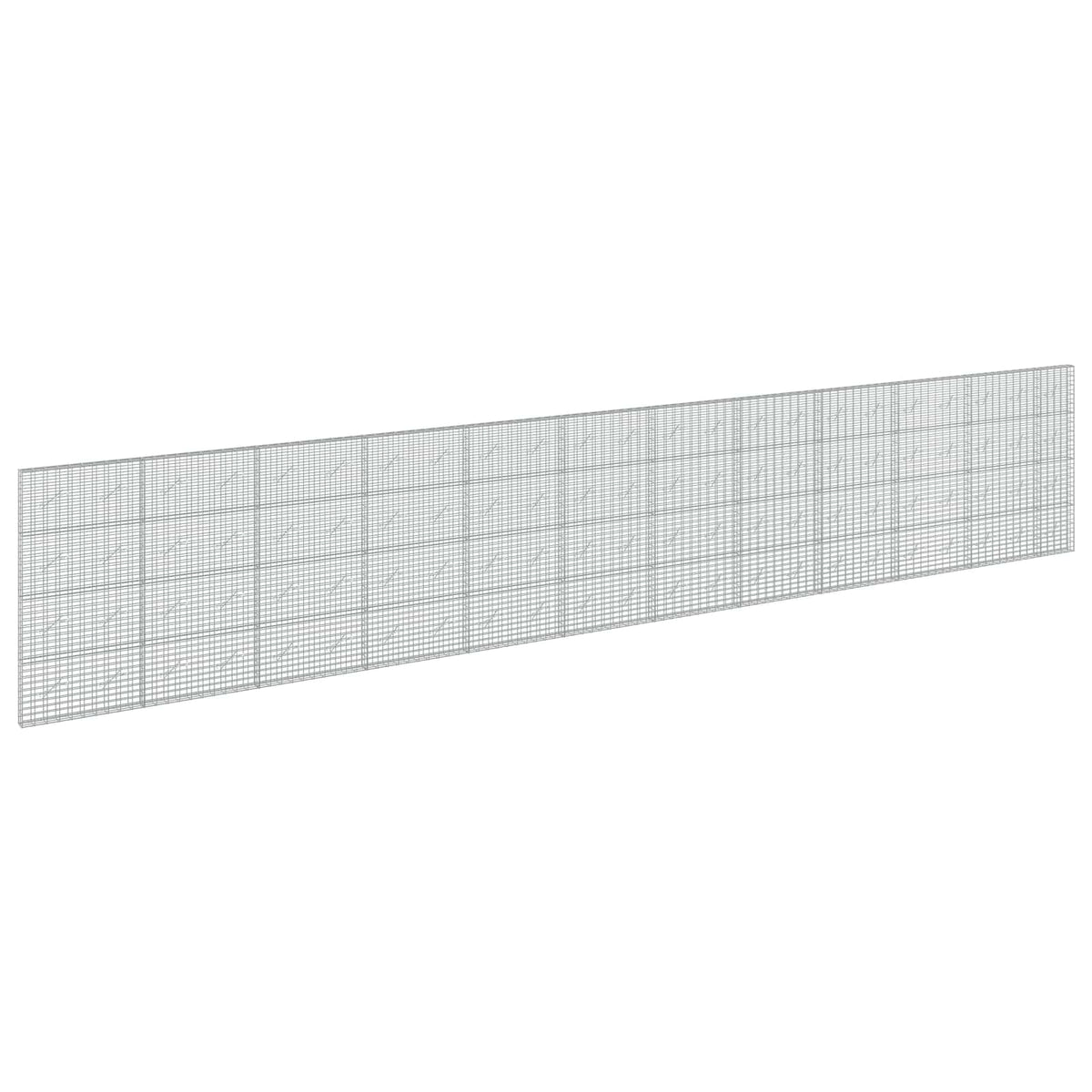 Γκαμπιόν με σύρμα 3,5 mm και πλέγμα 5x10 cm 1150x10x200 εκ - Pakobazaar