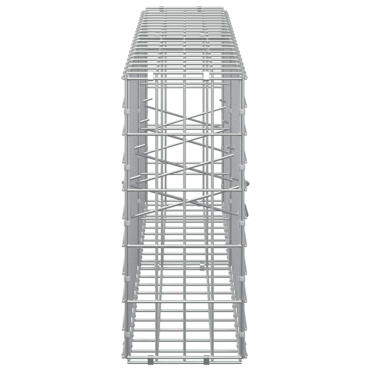 Γκαμπιόν με σύρμα 3,5 mm και πλέγμα 5x10 cm 200x20x50 εκ - Pakobazaar