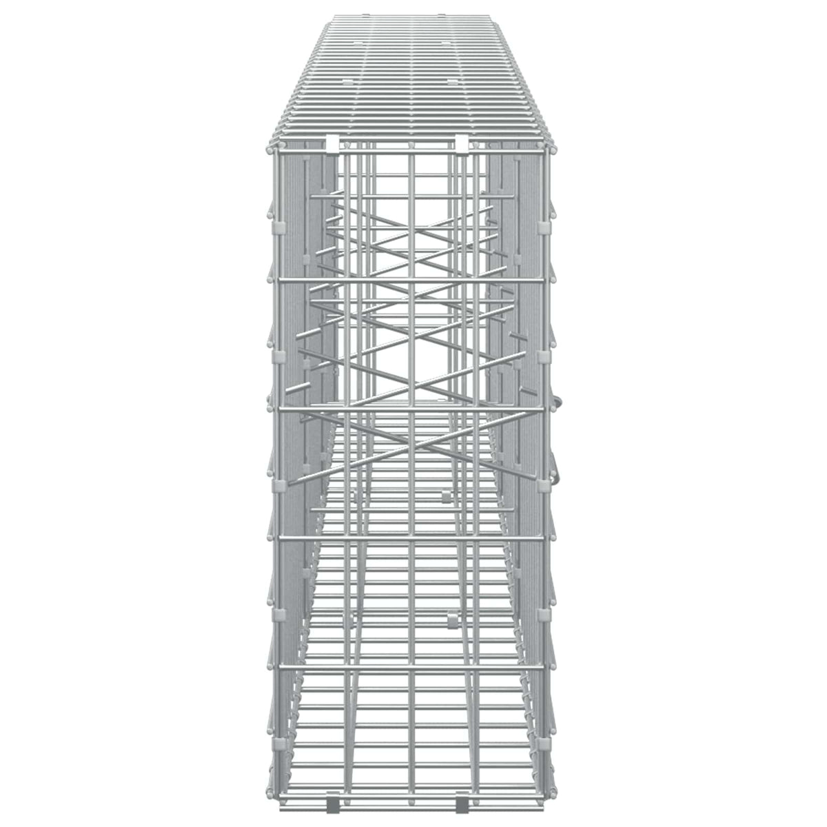 Γκαμπιόν με σύρμα 3,5 mm και πλέγμα 5x10 cm 300x20x50 εκ - Pakobazaar