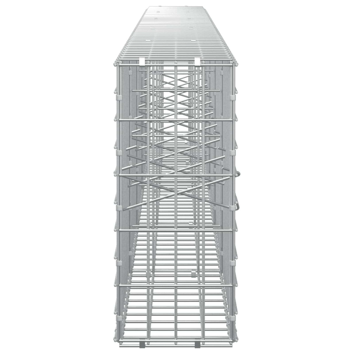 Γκαμπιόν με σύρμα 3,5 mm και πλέγμα 5x10 cm 500x20x50 εκ - Pakobazaar