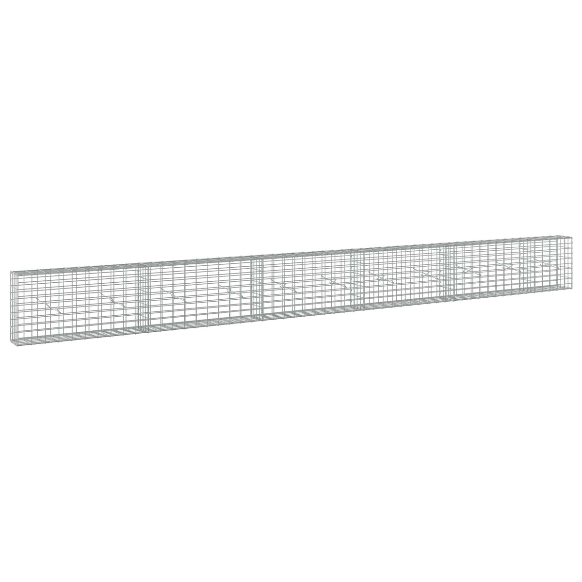 Γκαμπιόν με σύρμα 3,5 mm και πλέγμα 5x10 cm 550x20x50 εκ