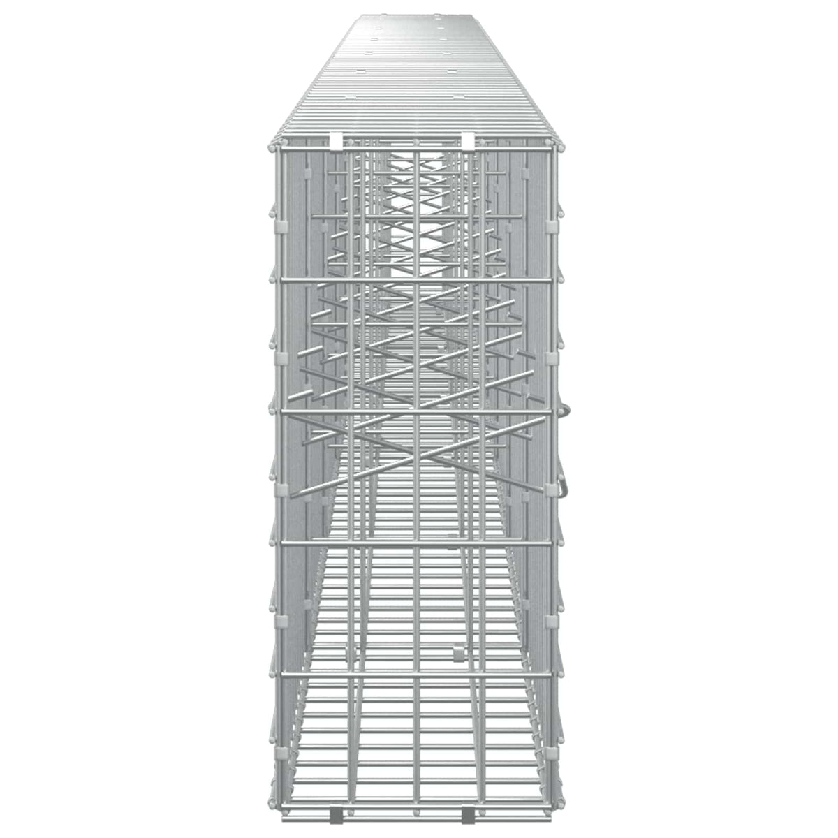 Γκαμπιόν με σύρμα 3,5 mm και πλέγμα 5x10 cm 650x20x50 εκ - Pakobazaar
