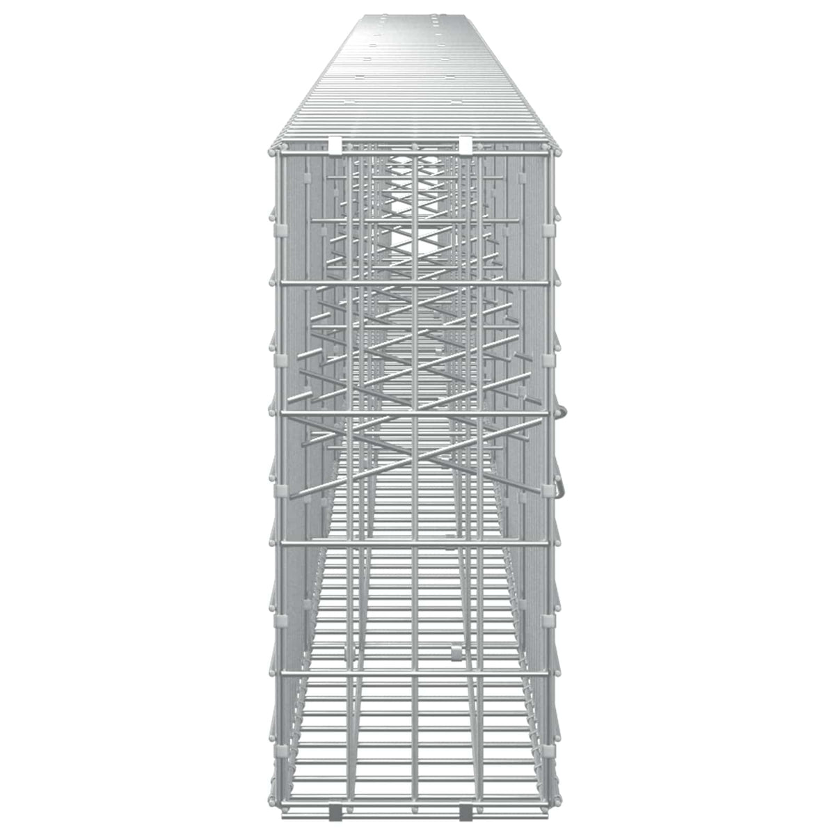 Γκαμπιόν με σύρμα 3,5 mm και πλέγμα 5x10 cm 750x20x50 εκ - Pakobazaar