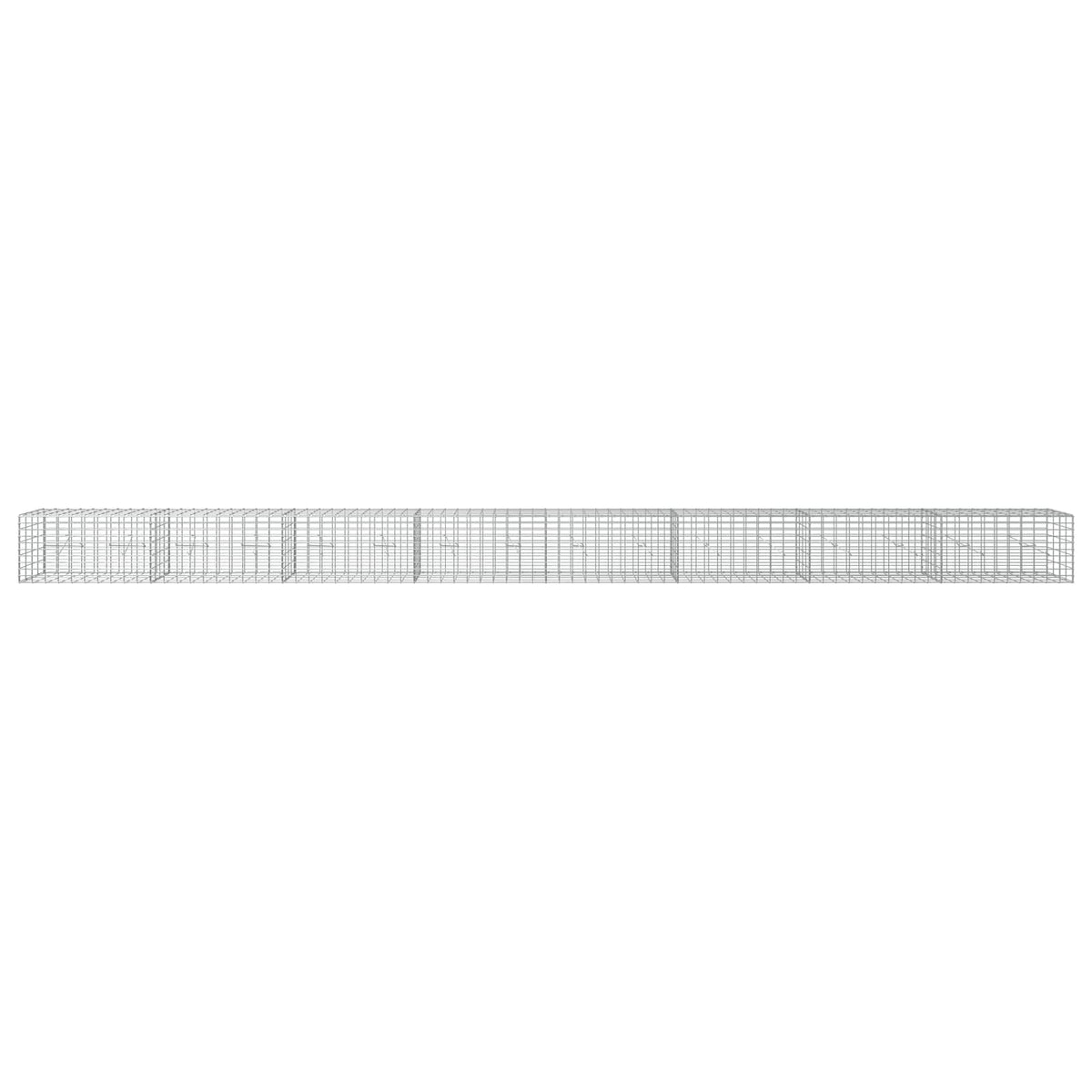 Γκαμπιόν με σύρμα 3,5 mm και πλέγμα 5x10 cm 800x20x50 εκ