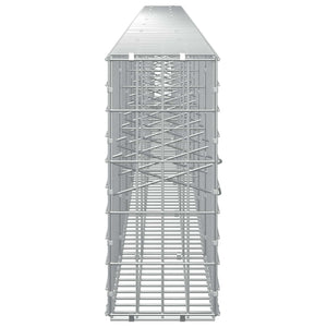 Γκαμπιόν με σύρμα 3,5 mm και πλέγμα 5x10 cm 850x20x50 εκ - Pakobazaar