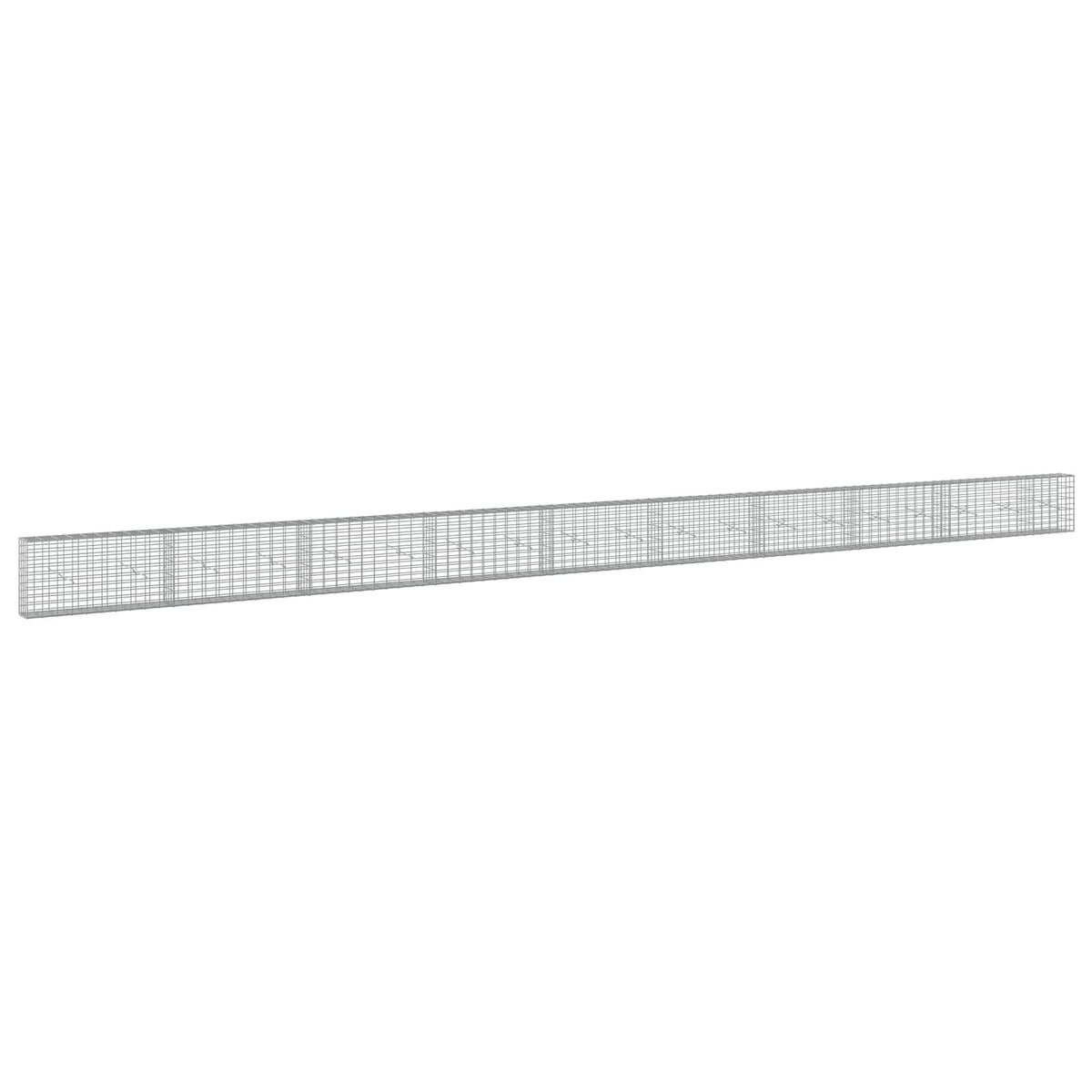 Γκαμπιόν με σύρμα 3,5 mm και πλέγμα 5x10 cm 950x20x50 εκ - Pakobazaar