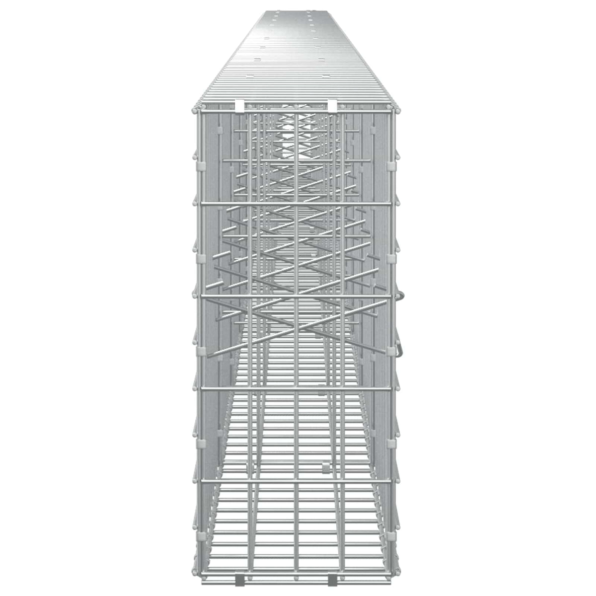 Γκαμπιόν με σύρμα 3,5 mm και πλέγμα 5x10 cm 950x20x50 εκ - Pakobazaar