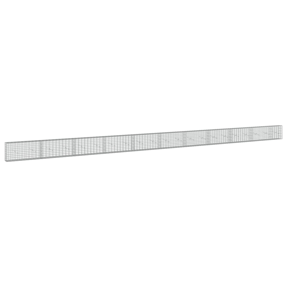 Γκαμπιόν με σύρμα 3,5 mm και πλέγμα 5x10 cm 1050x20x50 εκ - Pakobazaar