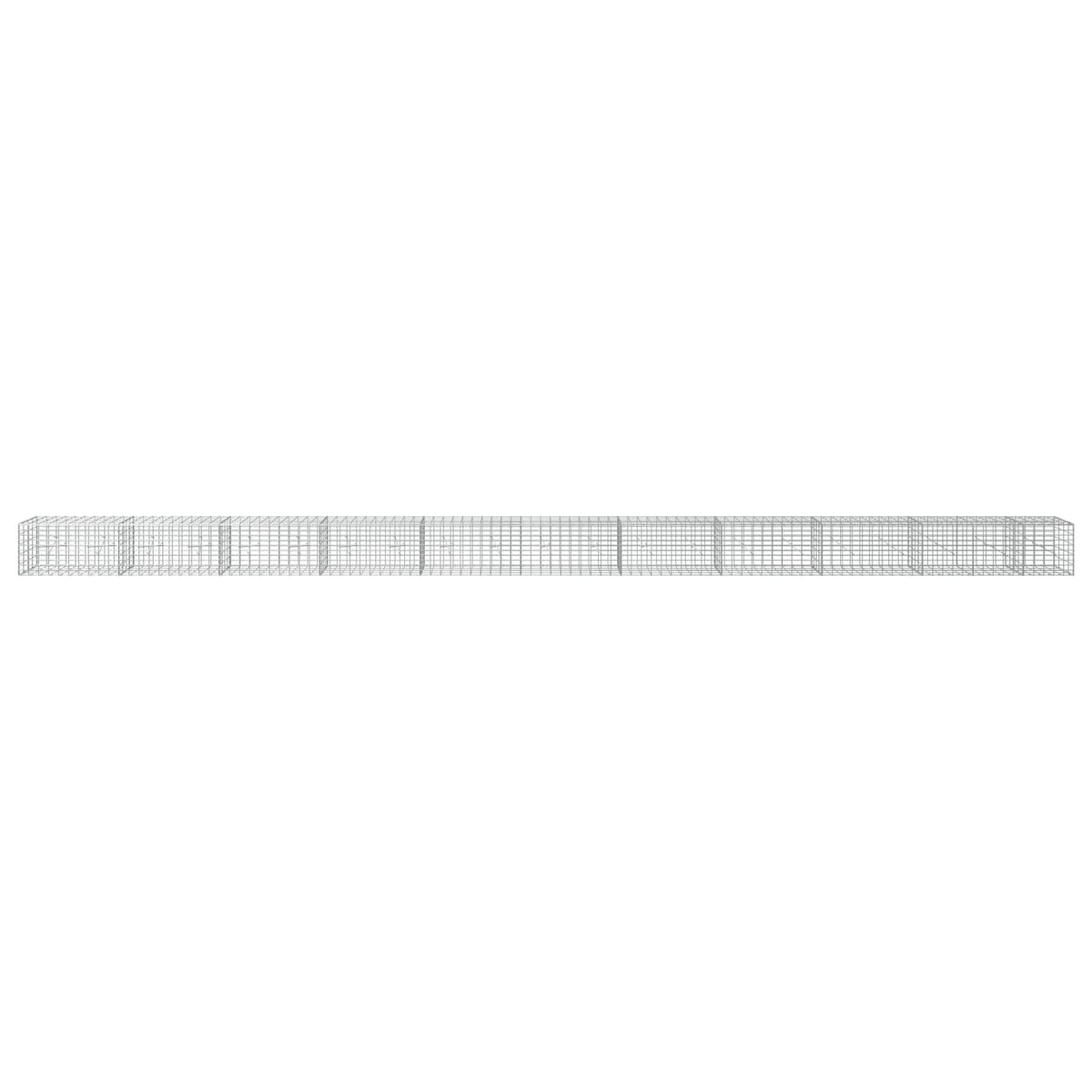 Γκαμπιόν με σύρμα 3,5 mm και πλέγμα 5x10 cm 1050x20x50 εκ - Pakobazaar